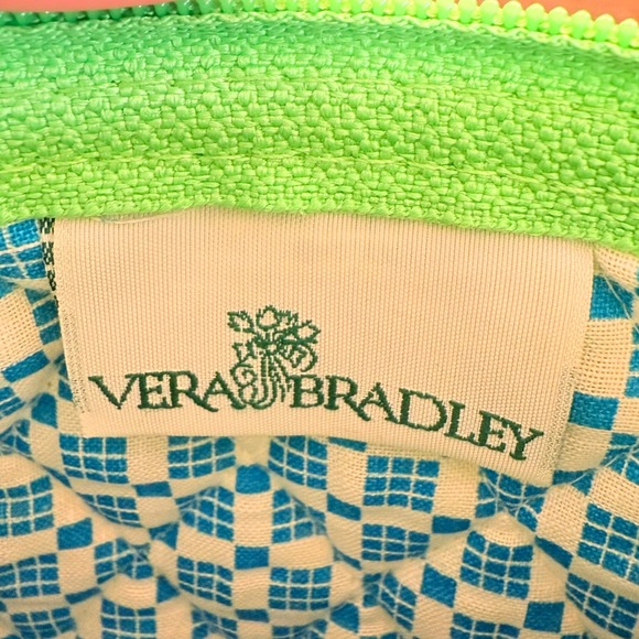Retired‎ Vera Bradley Apple Green Zipper Closure Coin Purse - Picture 3 of 5